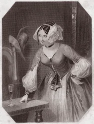 Maria (Twelfth Night) (circa 1838) from Gallery of the Women of Shakespeare