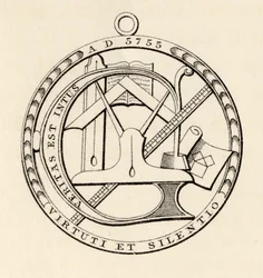 Masonic seal, from “The History of Freemasonry, volume III”, published by Thomas C. Jack, London, 1883