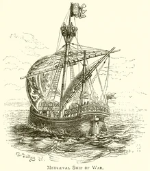 Medieval Ship of War
