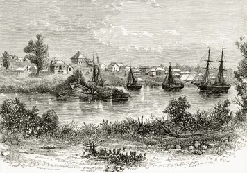 Melbourne, 1840, from 
