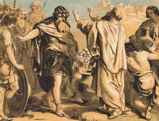 Melchizedek Blessing Abraham