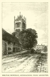 Melton Mowbray, approaching from Leicester