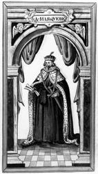 Member of the Order of the Garter and Royal and Valuable Servant to Charles I and II, from the series Walkers Arms of Nobility by Sir Edward Walker, 17th Century