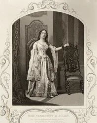 Miss Vandenhoff as Juliet, Act III Scene 1