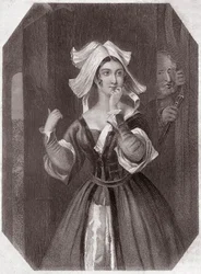 Mistress Page (The Merry Wives of Windsor) (circa 1838) from Gallery of the Women of Shakespeare