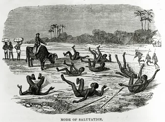 Mode of Salutation, illustration from 
