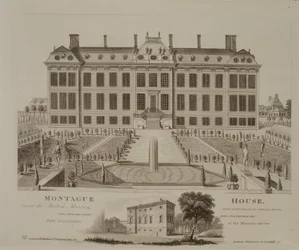 Montague House, now the British Museum, 1813