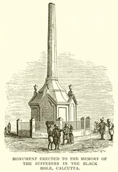 Monument Erected to the Memory of the Sufferers in the Black Hole, Calcutta