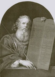 Moses and the tables of the law