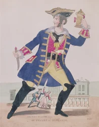 Mr. Cullen in the role of Blueskin (Bluebeard), pub. 1810