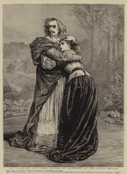 Mr Irving and Miss Isabel Bateman in 