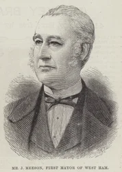 Mr J Meeson, First Mayor of West Ham