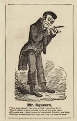 Mr Squeers from Nicholas Nickleby