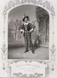 Mr W. Davidge as Pistol, Act II Scene 1 of 