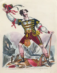 Mr W. Harrison as Jose Speckbacher in the Love Test, c.1840