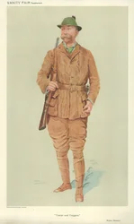 Mr. Walter Winans, Tracks and Triggers, 9 June 1909, Vanity Fair Cartoon