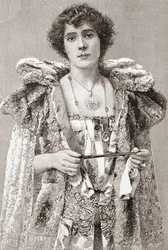 Mrs Patrick Campbell (From The Strand Magazine, 1897)