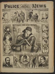 Mrs Piercey and Her Mother, A Most Affectionate Meeting in Holloway Jail, I Am Innocent Mother, I Am Innocent, Illustrated Police News, 22 November 1890