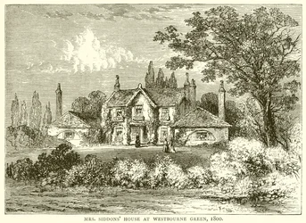 Mrs. Siddons House at Westbourne Green, 1800