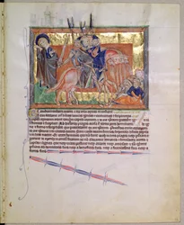 Army of Horsemen, from the Gulbenkian Apocalypse, c.1256-70