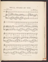 Music score of song 