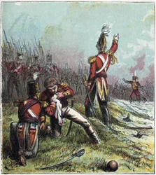 Napoleonic War: The Battle of Coruña in Spain on 16/01/1809: It Opposed the French Army to the English Army and Saw the Death of the British Commander Sir John Moore (1761-1809). 