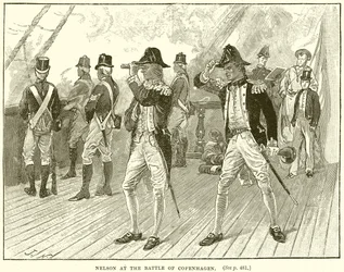 Nelson at the Battle of Copenhagen