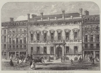 New Building of the Garrick Club, King-Street, Covent-Garden