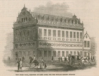 New Music Hall, erecting in Long Acre, for the Hullah Singing Schools