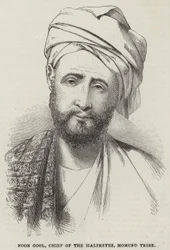 Noor Gool, Chief of the Halimzyes, Momund Tribe