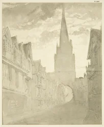 North View of St Mary Redcliffe Church from Redcliffe Street
