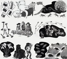 Nursery rhyme illustration