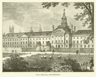 Old Bedlam, Moorfields (engraving)