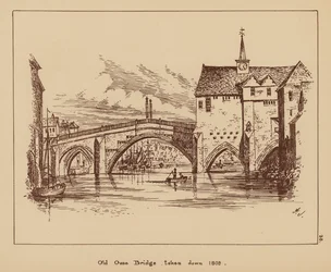 Old Ouse Bridge, Taken Down 1809
