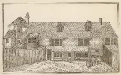 Old Pied Bull, Islington (rear)