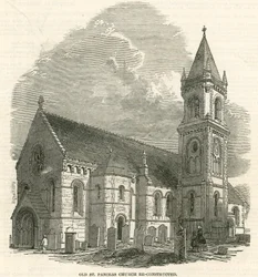 Old St Pancras Church, London, reconstructed