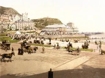 On the beach, Llandudno