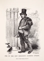 One of the few remaining chimney sweeps, from the daguerreotype by Richard Beard, illustration from London Labour and London Poor by Henry Mayhew, pub. 1862