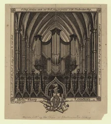 Organ builders, trade card