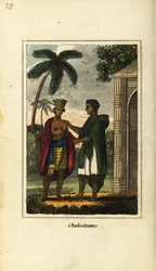 Natives of Tahiti, Polynesia