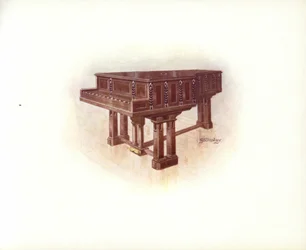 Page from Steinway & Sons Art Catalogue