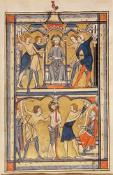 Page from a Psalter, c.1270