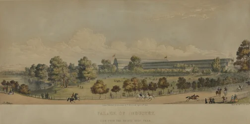 Palace of Industry; View from the Bridge, Hyde Park