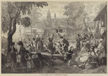 Paris in Summer, Bain de la Grenouillere, at Croissy
