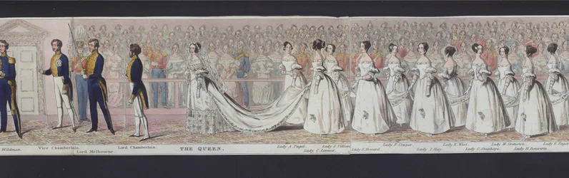 Part of the Panorama of the Marriage of Queen Victoria, c.1840