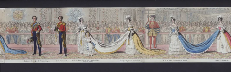 Part of the Panorama of the Marriage of Queen Victoria, c.1840