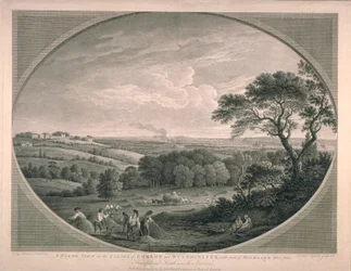 Pastoral View of Cities of Westminster with Part of Highgate, 1780