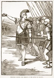 Pelopidas Leading the Thebans at the Battle of Leuctra