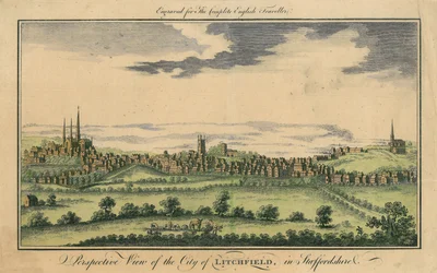 Perspective View of the City of Lichfield