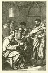 Peter rebuked by Paul
